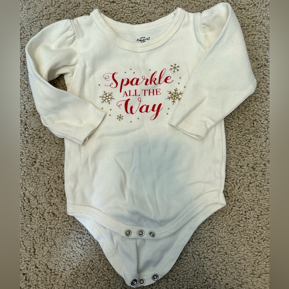 6/9 month Christmas onesie